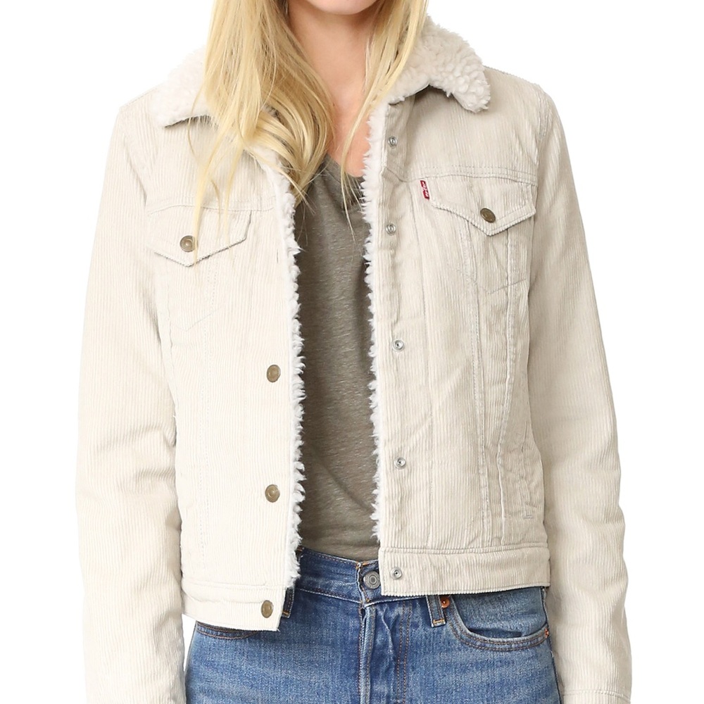 Levi’s corduroy sherpa lined jacket
